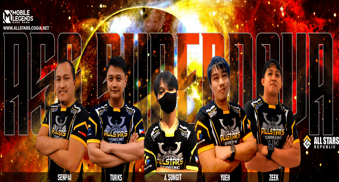 Allstars Gaming new lineup for Mobile Legends.
E-Sports Team, ASG Supernova .
